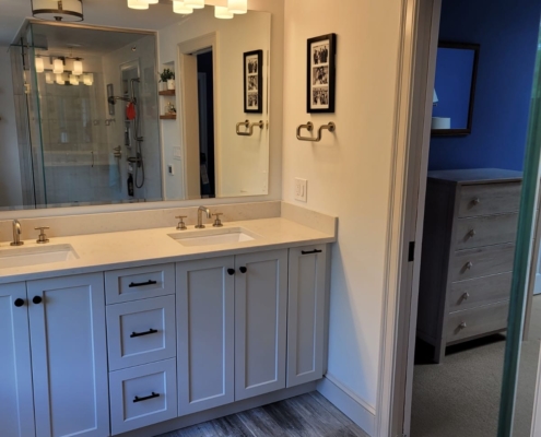 Bathroom Remodel in Dover Massachusetts, Glass Shower
